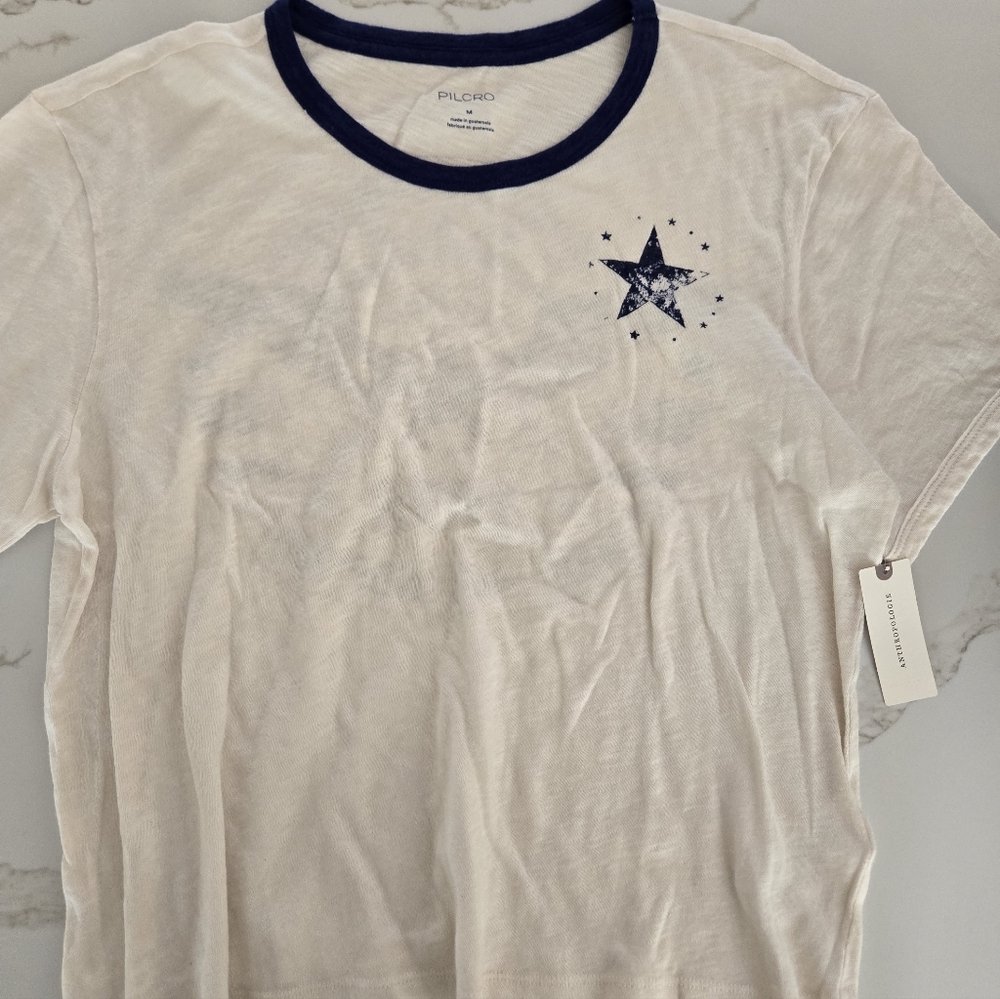 NWT Pilcro Cotton Graphic Tee - Picture 3 of 10